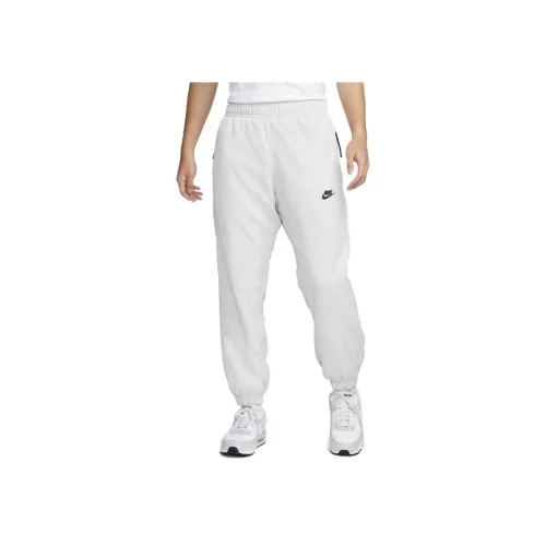 Nike Светлый Серебристый Мужские Вязаные Тренировочные Штаны