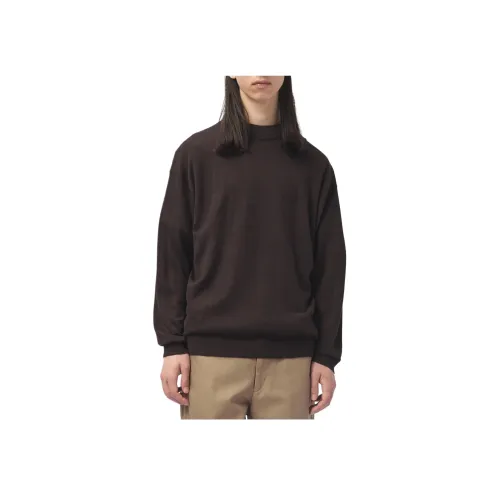 UNIQLO Темная умбровая унисекс свитеры