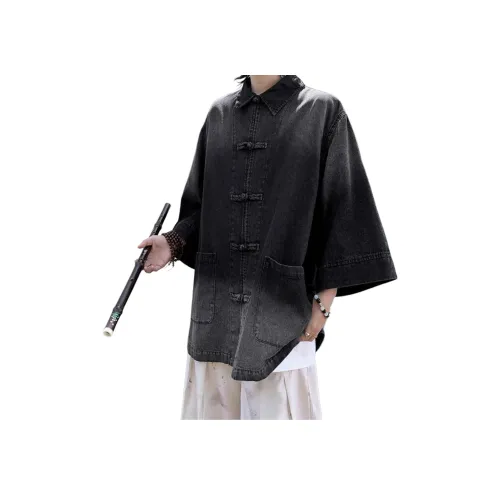 PISYPOX Черная унисекс рубашка