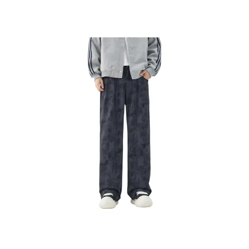 SONGS ALONG Повседневные брюки Мужские Черные