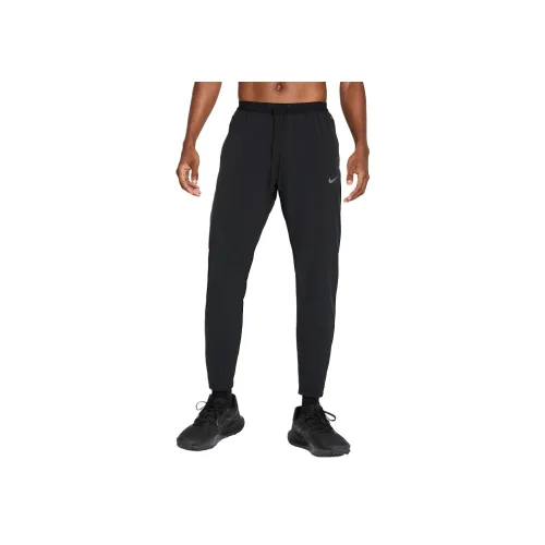 Найк Вязаные Тренировочные Штаны Мужские Черные