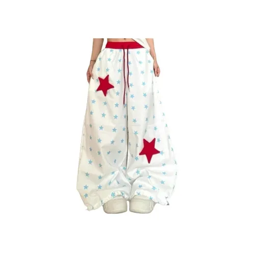 YICHEN Белый Женские Повседневные Брюки