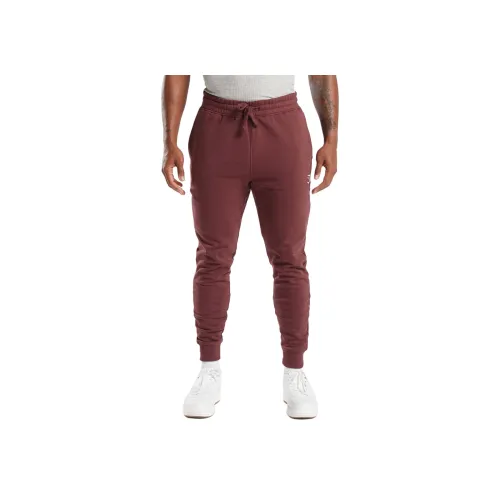 GYMSHARK CREST JOGGERS Вязаные тренировочные брюки для мужчин бордовый цвет