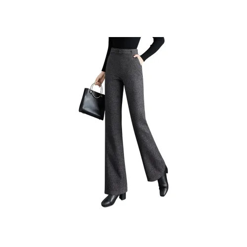 TOUCH Повседневные брюки женские черный серый елочка