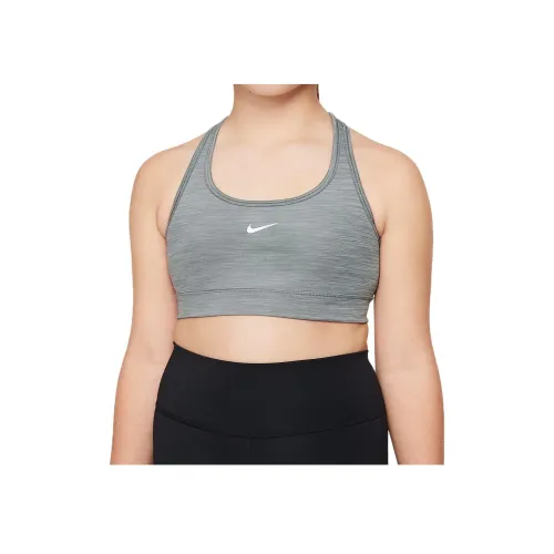 Nike Dri Fit Серый Школьный возраст Бандо / Бюстгальтеры / Спортивные бюстгальтеры