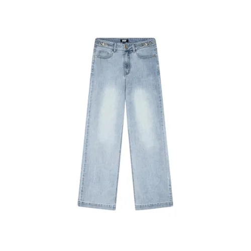 DKNY Джинсы Женские Светлый Деним