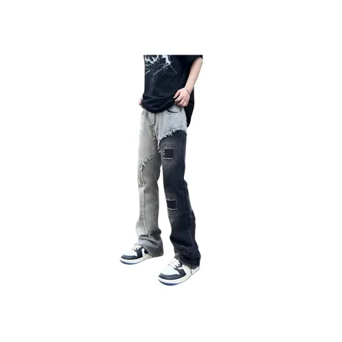 CTIDESTRAW Черный/Белый Унисекс Джинсы