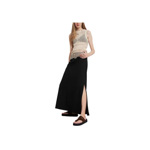 Other Stories Повседневный Длинный Юбка Женские Черный