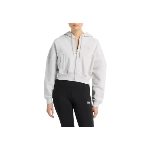 New Balance French Terry Куртка Женская Серого цвета
