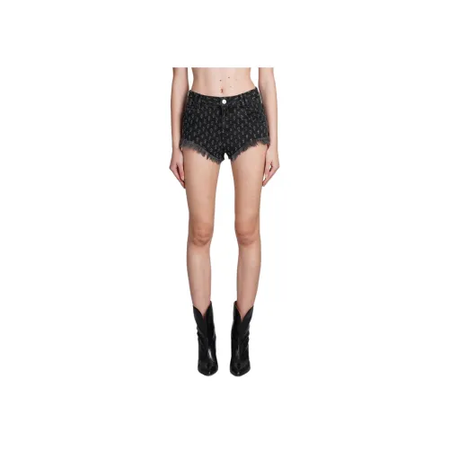 ISABEL MARANT Черные Женские Джинсовые Шорты