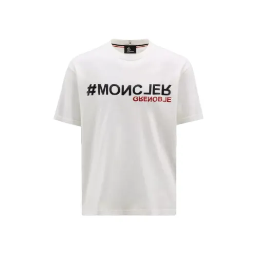 Moncler Grenoble Белый Мужской T-Рубашки