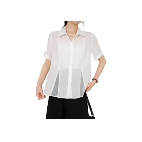 DianThia Белые Женские Рубашки