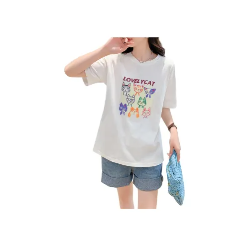 Juden Choi T-рубашка Женская Белая