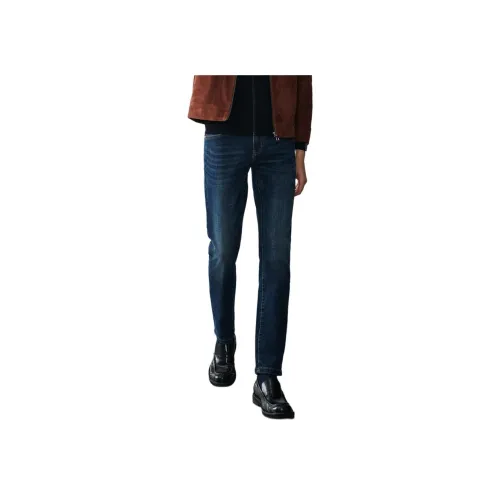 JODOLL Темно-синие мужские джинсы