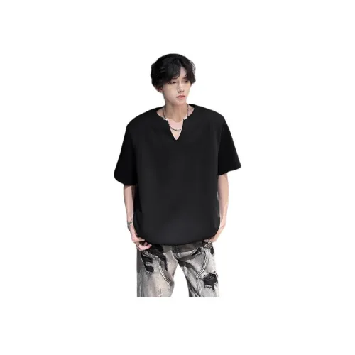 DANJUE Американский роскошный уличный стиль Full Cut Короткий рукав Sleeved Cleanfit Premium Feel Половина рукав Unisex