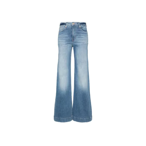 7 FOR Все MANKIND Джинсы Женские Светло-Синий