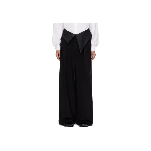 Mugler Мужские Повседневные Брюки Черные