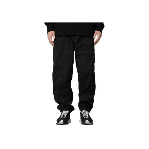 STONE ISLAND Черные Унисекс Повседневные Брюки