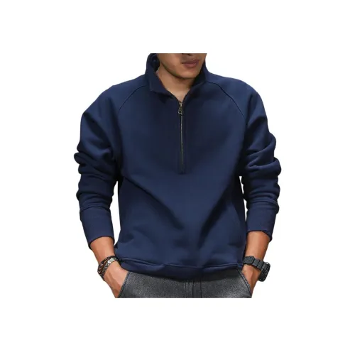 Seasonal Words Свитшот Мужской Королевский Синий