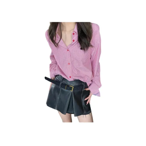 FORNI Розовый Неон Женские Рубашки