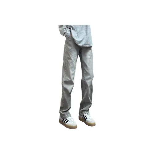 GENT LORE Дымчато-серый Унисекс Джинсы