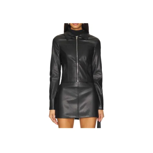 SUPERDOWN Искусственная кожа Куртка Женская