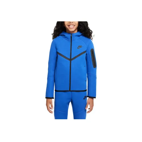 Nike Топ Sportswear Tech Fleece Синий Подростки