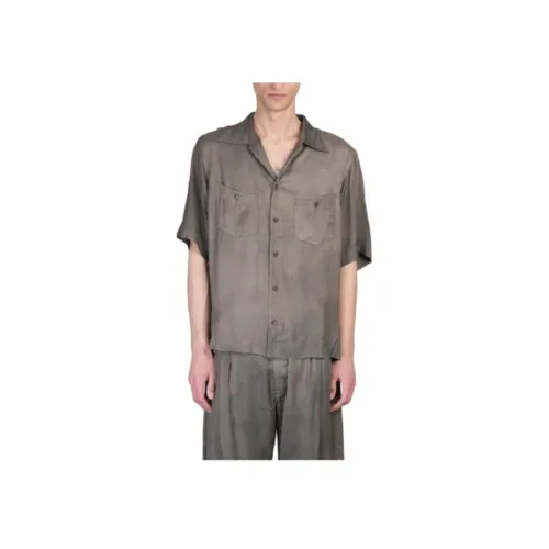 ZIGGYCHEN Тауповый Мужской Рубашки