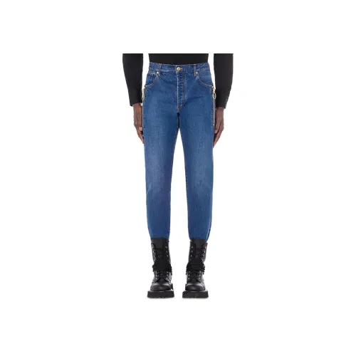 MOSCHINO Blue Men's Jeans МОШИНО Синий Мужской Джинсы