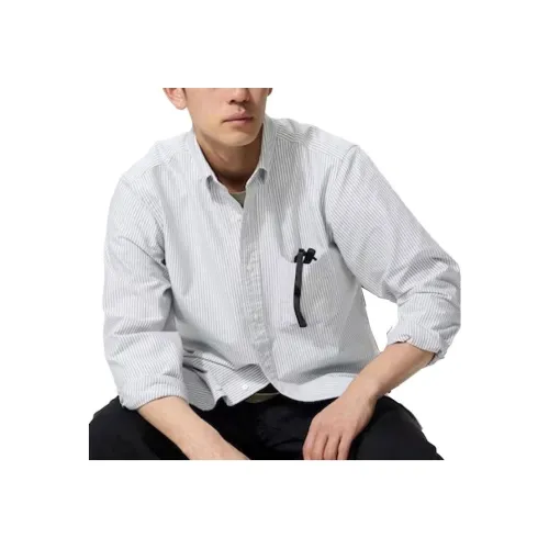 UNIQLO Темно-зеленая унисекс рубашка