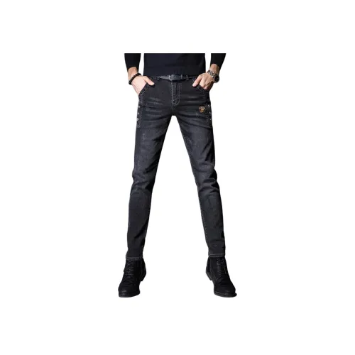 VUAS Черные Унисекс Джинсы