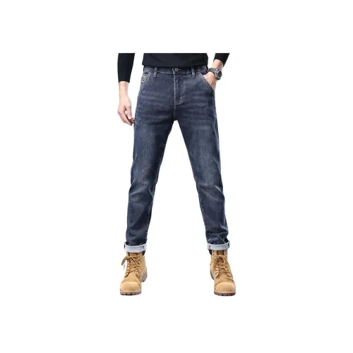 ZENGZHI Джинсы Облегающий крой Прямой крой Унисекс