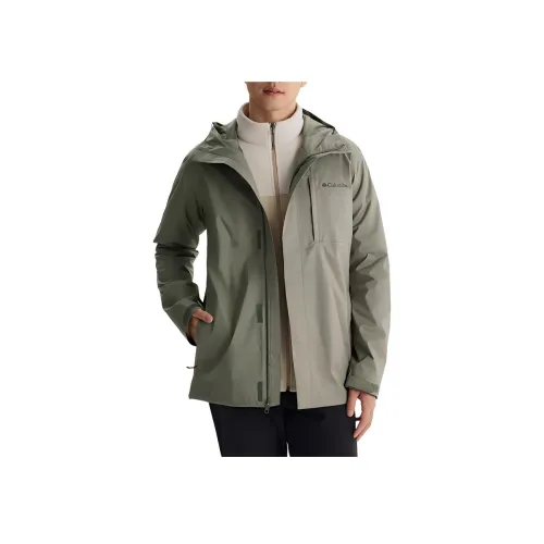 Columbia FW24 Водонепроницаемый Ветрозащитный Легкий Ветровка Унисекс Зеленый