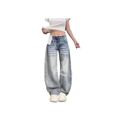 MORii Blue Unisex Jeans MORii Синий Унисекс Джинсы