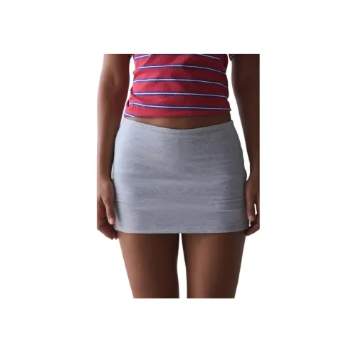 Urban Outfitter Серый Женские Повседневные Короткие Юбки