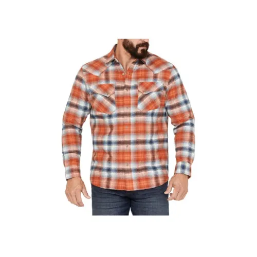 Pendleton Мужские Рубашки Оранжевые