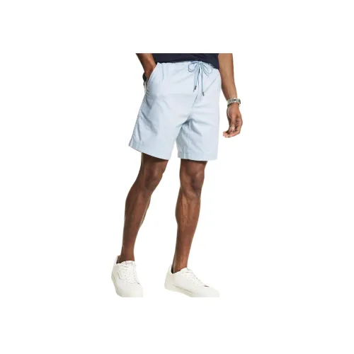 MICHAEL KORS Light Blue Men's Casual Shorts MICHAEL KORS Светло-голубые Мужские Повседневные Шорты