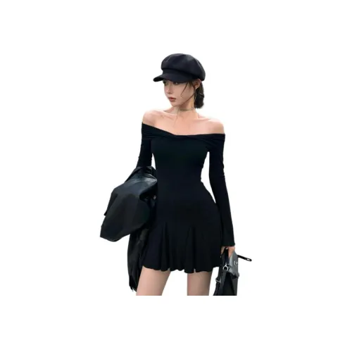 BVODE Длинное платье с длинными рукавами женское