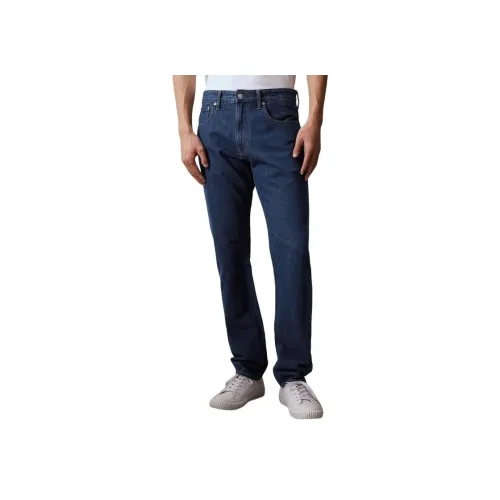Calvin Klein Джинсовый Синий Мужские Джинсы