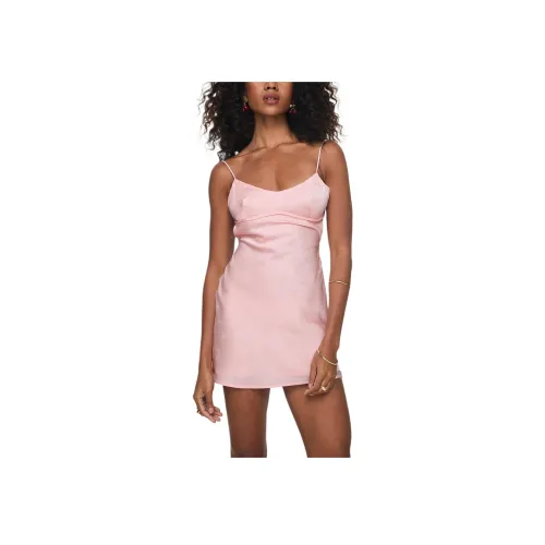 PRINCESS POLLY CLEMENCE Мини Платье Slip Платье Женское Розовый Розовый