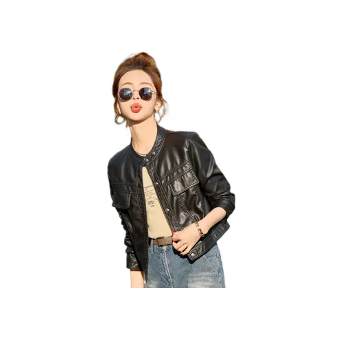 Pure Shimane кожаная куртка для женщин