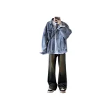 Двухкомпонентный комплект (Светло-синяя куртка + Синие джинсы)