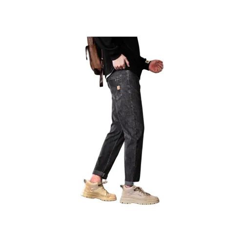 YASHENQISHI 14T807 Серый Мужские Джинсы