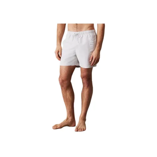 Calvin Klein Плавательные шорты Европейская версия Мужские Светло-серые