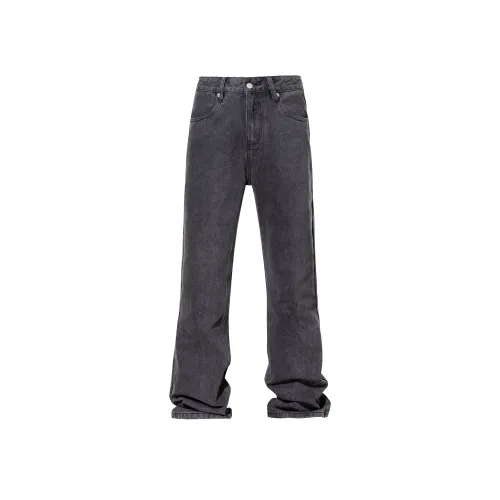 JUCY JUDY Черно-серый цвет унисекс джинсы