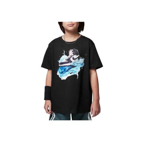Jordan Jumpman Черные Детские Футболки