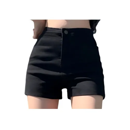 LANMOU JT201 Черные Женские Джинсовые Шорты