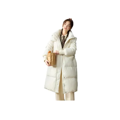 ZIHAN Ecru Женские Пуховики