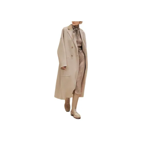 HERMES Бежевое Женское Пальто