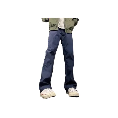 XUBAIHUO Темно-синие унисекс повседневные штаны